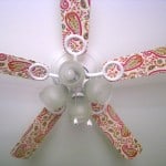 How to decorate fan blades with Mod Podge