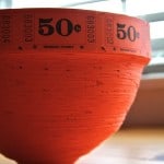 Mod Podge ticket bowl