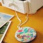 Dimensional Magic Floral Pendant - make by scanning your favorite image!