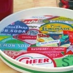 DIY lazy susan from a planter saucer