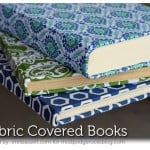 Mod Podge Fabric Covered Books