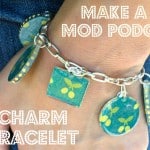 Mod Podge DIY charm bracelet tutorial