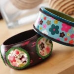 Make Mod Podge bangle bracelets - add Dimensional Magic!
