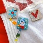 Winter craft: DIY snow day pins