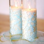 Snowflake craft - cute winter votives