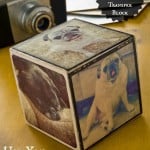 Make a Mod Podge photo transfer Instagram cube