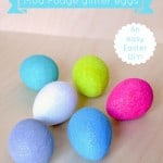 How to make Mod Podge glitter eggs - an easy Easter DIY