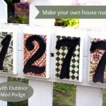 House number sign DIY project
