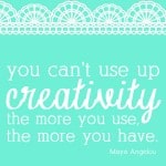 You can't use up creativity free printable