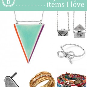 6 handmade jewelry items