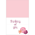 "Thinking of you" card free printable