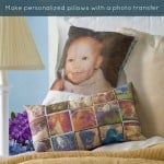Make personalized pillows with Mod Podge photo transfer medium