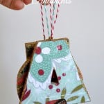 Personalized Mod Podged initial ornaments