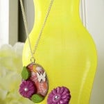Make a floral necklace and ring with Mod Melts & Molds