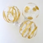 Do you love the look of sparkle and bling on your tree? Add a little glitter and Mod Podge to create these pretty handmade ornaments!