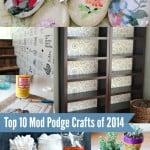 Have a jar of Mod Podge and aren't sure what to do with it? These top 10 Mod Podge craft ideas of 2014 are the perfect place to start!