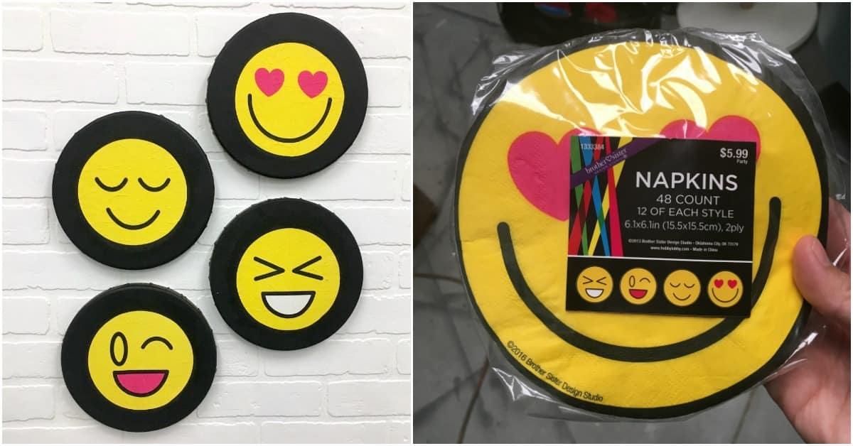 How to decoupage napkins on canvas Mod Podge Rocks