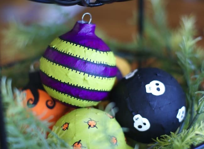 How to Make Recycled Halloween Ornaments
