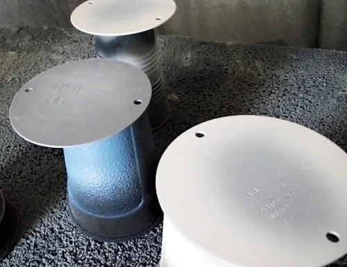 Electrical outlet covers spray painted white