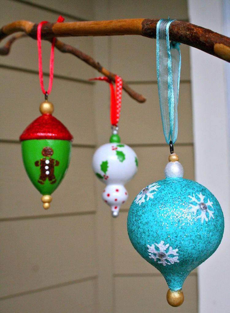 Martha Stewart Crafts Painted Ornaments Mod Podge Rocks