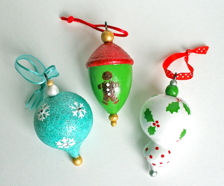 Martha Stewart Crafts Painted Ornaments  Mod Podge Rocks