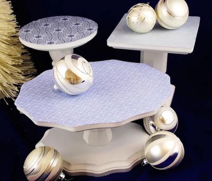 DIY Cake Stands Made from Craft Store Supplies