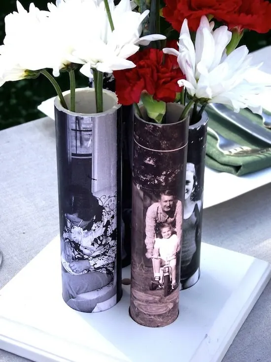 How to make photo vases