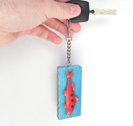 DIY personalized keychain
