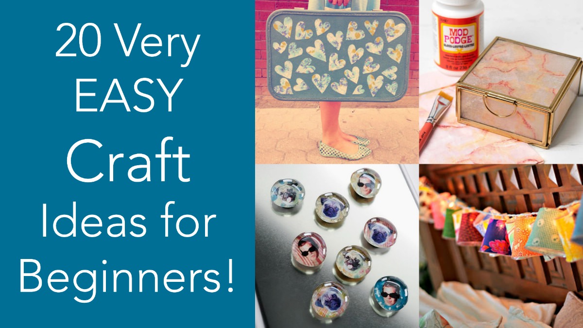 20 very easy craft ideas for beginners