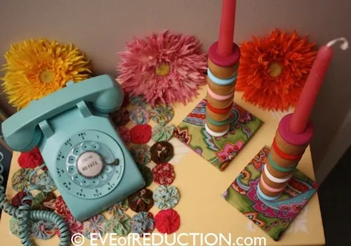 DIY candle holders