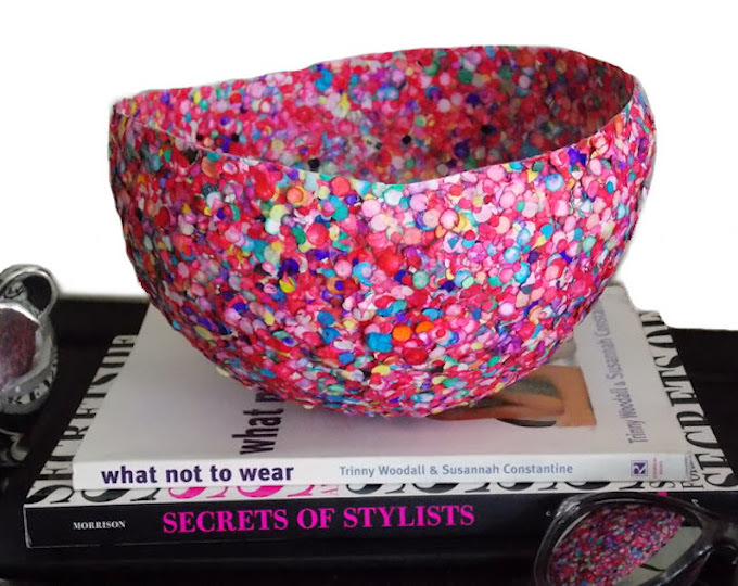 Make a Confetti Bowl in Three Easy Steps - Mod Podge Rocks