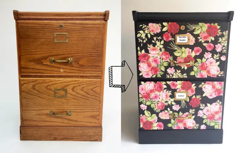 Diy File Cabinet Makeover The Easy Way, Cute File Cabinet Ideas