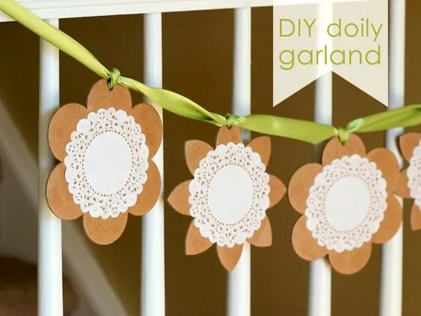 Spring Banner from a Chipboard Album