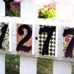 Farmhouse Style Address Number Sign