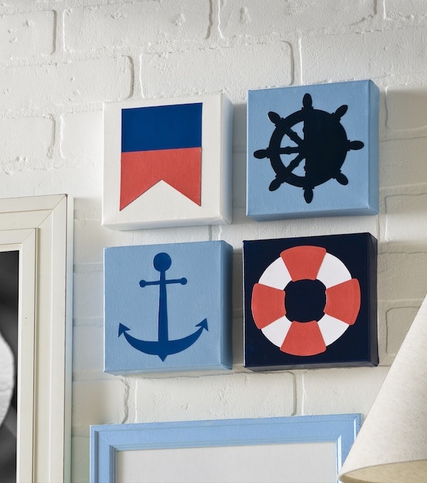 Make Nautical Wall Art In Three Easy Steps Mod Podge Rocks