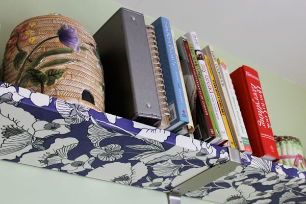 How To Decoupage Fabric Onto Shelves Mod Podge Rocks