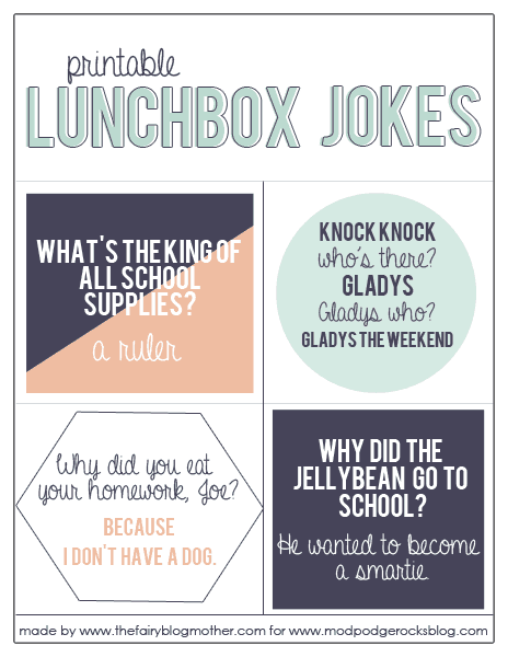 funny jokes about school lunch