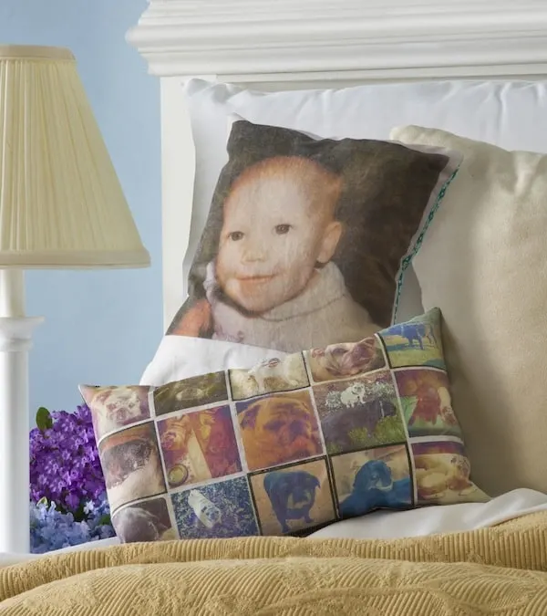 How to make a picture pillow with photo transfer medium