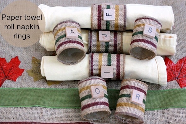 Make Napkin Rings From Paper Towel Rolls Mod Podge Rocks