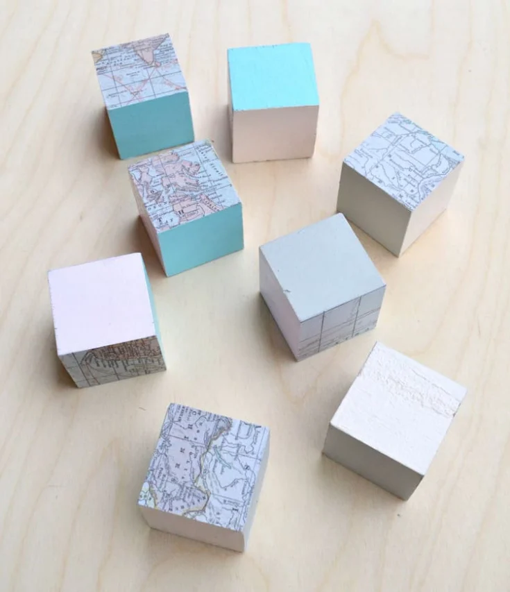 Wood Block Crafts (25+ Unique Ideas!) Mod Podge Rocks