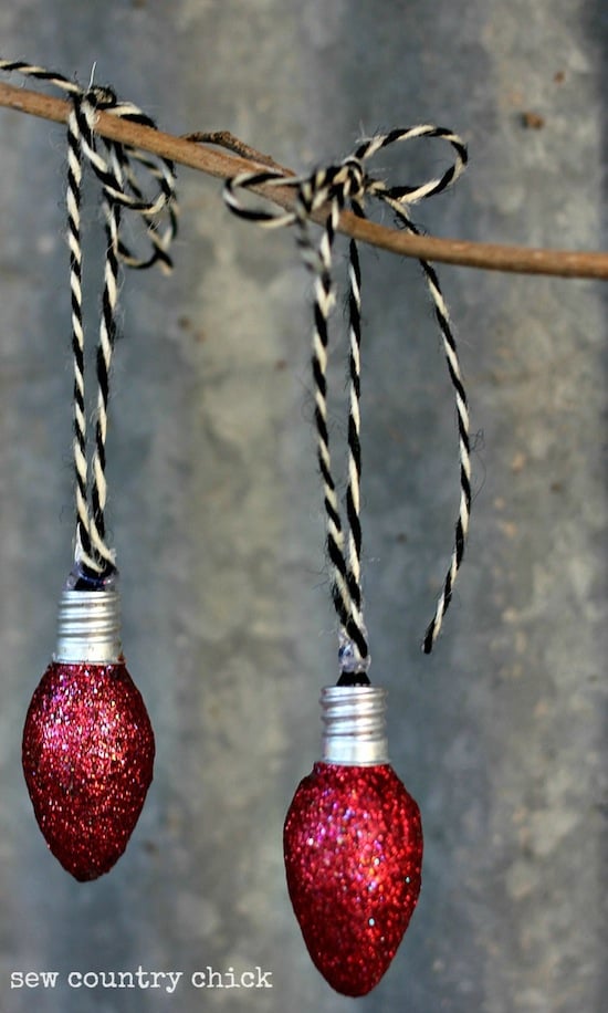 Download Night Light Bulb Christmas Ornaments Mod Podge Rocks PSD Mockup Templates