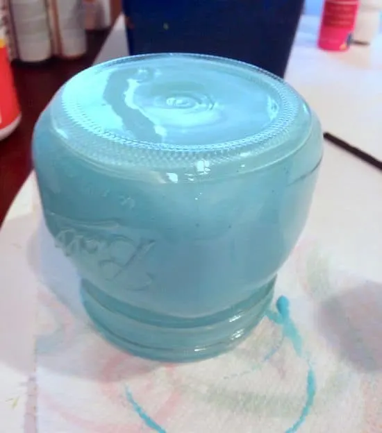 How to tint mason jars