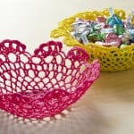 Doily Bowl Stiffened with Mod Podge