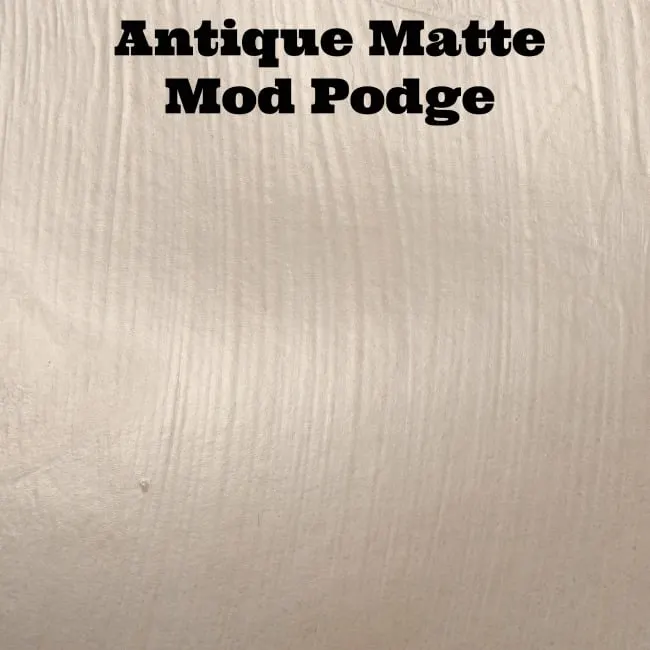 Antique Matte Mod Podge