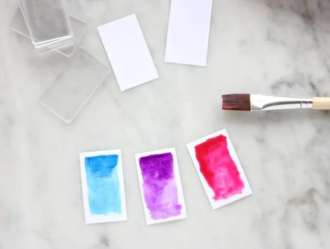 Step 2 - Watercolor Magnets