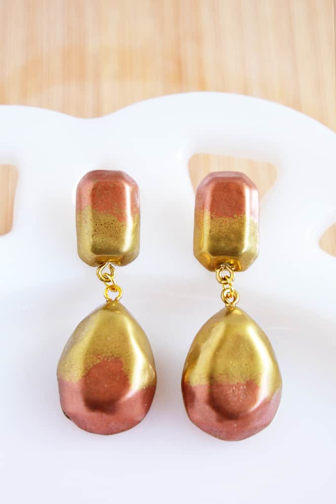 Make your own drop earrings