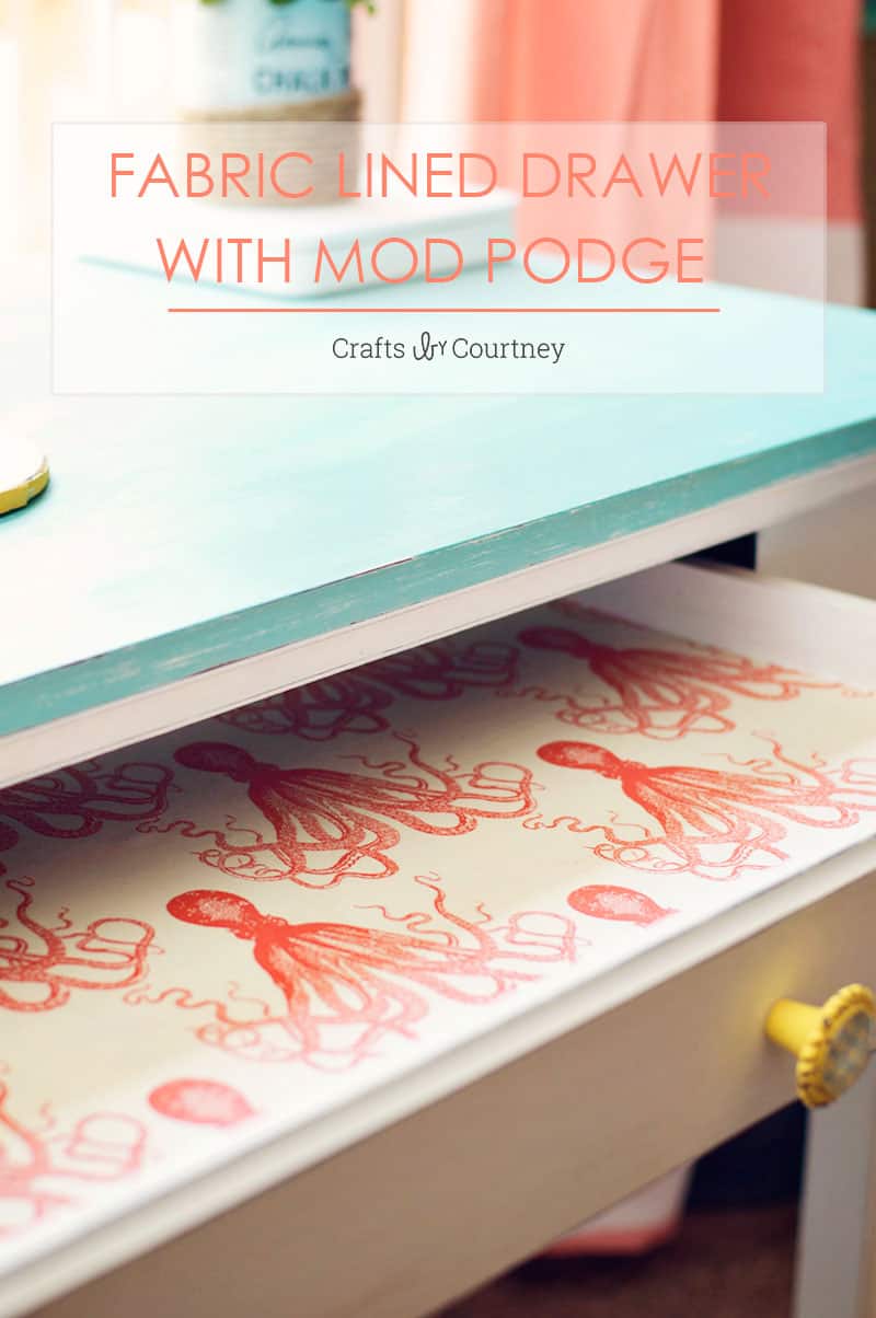 Fabric Lined Drawers With Mod Podge Mod Podge Rocks