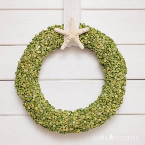 DIY dollar store wreath for summer