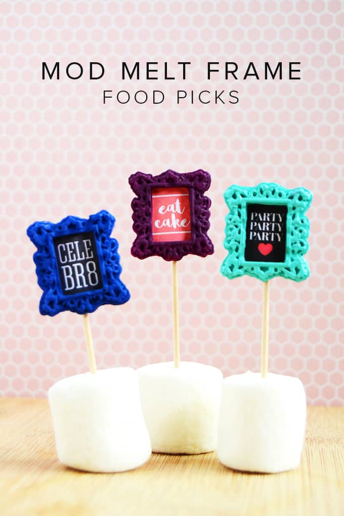 DIY Food Picks for Wedding or Party - Mod Podge Rocks