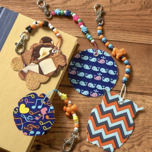 Use your favorite patterns of Duck Tape to make these easy backpack charms. Kids will love assembling several of these in a matter of minutes!